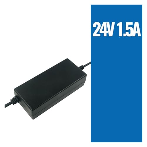Adaptador de corriente 24V 1.5A interruptor de escritorio transformador fuente alimentacion 48W 3
