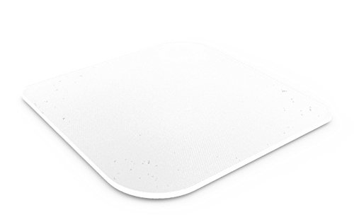 Pebbly 99-14TRIW Dessous de Plat Verre Trempé Blanc 16 x 16 cm