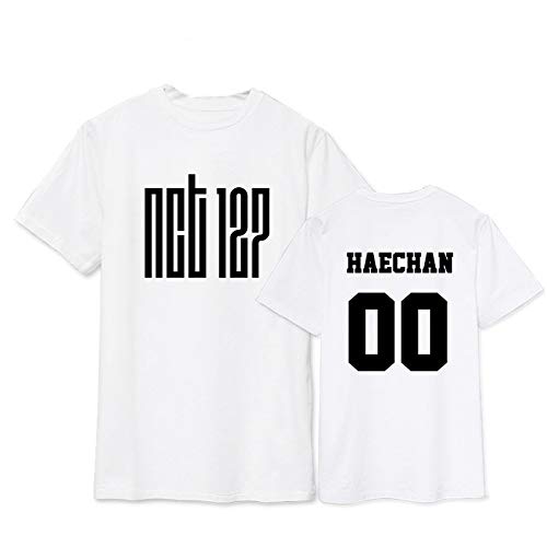 Photo de NCT 127 T-Shirt de Concert T-Shirt étudiants et étudiantes d'été à Manches Courtes Robe d'été DOYOUNG JAEHYUN Johnny JUNGWOO Mark Taeil TAEYONG YUTA Fans Tshirt