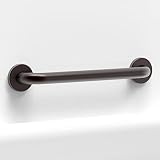AmeriLuck Stainless Steel Bath Safety Grab Bar, ADA Compliant 500lbs Loading Capacity (ORB, 16 inch)
