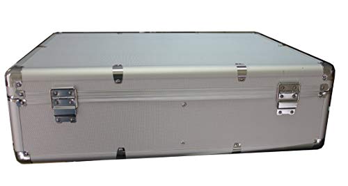 New Megadisc 1000 Cd Dvd Silver Aluminum Media Storage Case Mess-Free Holder Box With Sleeves Without Hanger #TOP3