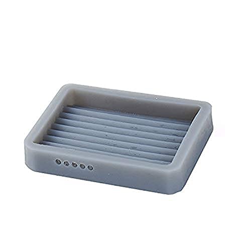 Nicole Silicone Concrete Mold for Soap Dish Rectangular with Stripe Handmade Cement Mould