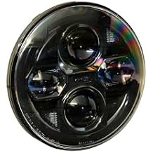 Morimoto Sealed7 2.0 LED Headlight Housing Replacement, Universal 7 Inch Round, BI-LED Upgrade with Switchback DRLs, Flicker & Error Free, Single Plug and Play Assembly, DOT Approved 1x LF271