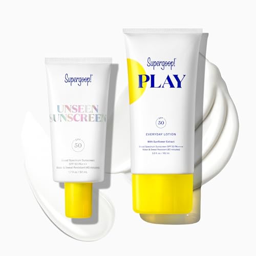 Image of Supergoop! Unseen Sunscreen - SPF 50 - Clear & Invisible Face Sunscreen + Broad Spectrum + Makeup-Gripping Primer - Weightless, Scentless, Oil Free