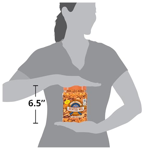 Image of Southern Style Nuts Cheesy Cheddar Hunter Bulk Trail Mix, 20 oz, Roasted Peanuts, Sesame Sticks, Corn Sticks, Almonds & Cashews, Mixed Nuts, Snacks for Adults & Kids (Pack of 2)