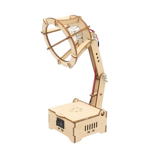 Juguete de lámpara de kit de ciencia: juguete de construcción eléctrico completo de habilidades motoras finas, kit de ensamblaje de artesanía de madera, atractivo juego educativo STEM | Juego de const