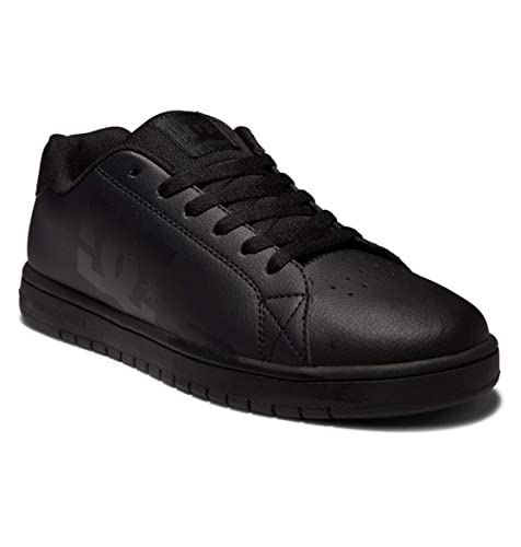 DC Shoes Gaveler-Leather Shoes, Scarpe da Ginnastica Uomo, Nero, 38.5 EU