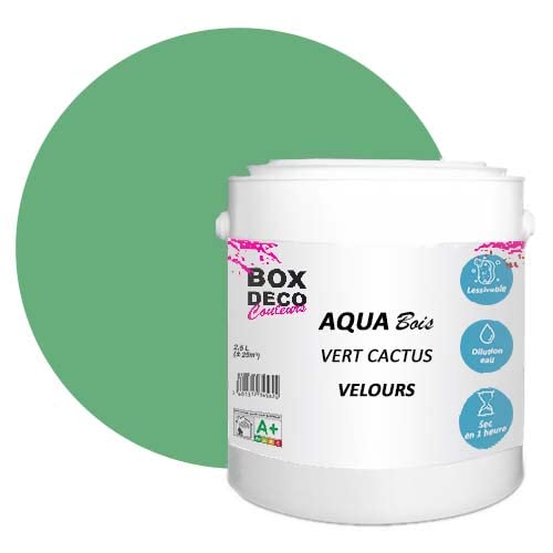 Peinture meuble bois acrylique Aqua Bois pour masquer les défauts et protéger vos meubles