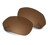 Well-aimed Replacement Lenses Compatible with Oakley Wire Tap 2.0 OO4145 Sunglasses - Brown Polarized