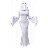 [Yi-gog] ハロウィン ゴースト コスプレ お化け コスプレ 幽霊 コスプレ衣装 ローブ セクシー ワンピース 可愛い お化け屋敷 ハロウィン クリスマス イベント