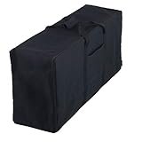 soldbbq 600D Heavy Duty Stove Carry Bag for Camp Chef 2-Burner Cookers, Fits Camp Chef Double Burner Stove DB60D, EX170LW, EX280LW, YK60LW, YK60 and More, Black, 34.5' L x 16.5' H x 9' D