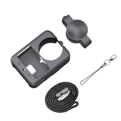 Moliuoly Funda protectora de silicona para cámara OSMO 360 con agarre seguro y accesorios
