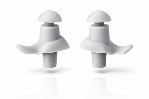 Image of James HealthPlus 1 Pair Waterproof Soft Silicone Earplugs for Water Sports Swimming with Storage Box (Grey)