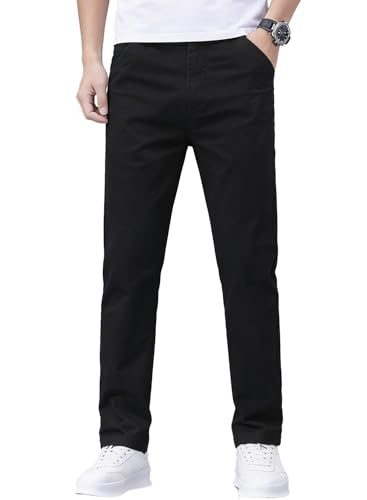 La Mejor Selección de Pantalones de Gabardina para Hombre , tabla con los diez mejores. 43 OIUBJDA Pantalones Chinos Antiarrugas Hombre, Pantalon Gabardina Hombre Recto, Pantalón Slim fit elástico, Adecuado para Ocio, Oficina y Diario
