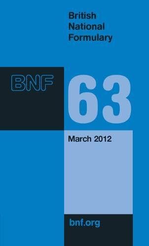 British National Formulary 2012: March