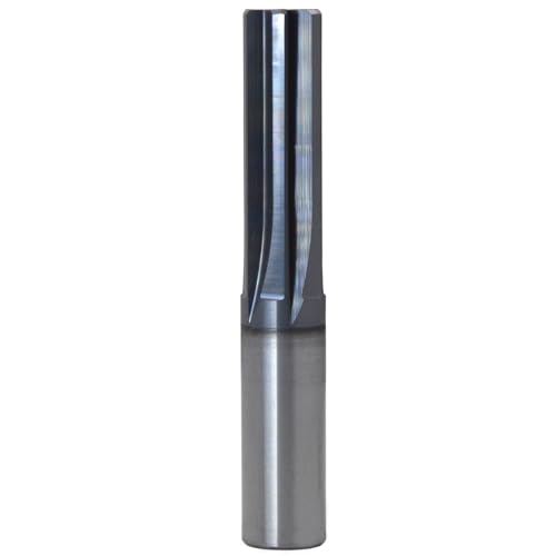 WKSTOOL 4.95mm Precision Straight Flutes Chucking Reamers,Straight Shank,Solid Carbide,Existing Hole Holemaking Threading Mill Cutter for Hardened Steel