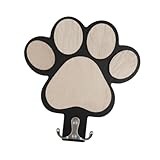 Jinhxofs Soporte para Correas de Perro Colgador de Arnés de Madera Organizador de Collares Ganchos para Accesorios Diseño...