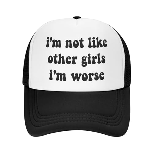 Image of You Find It Offensive? I Find It Funny Trucker Hats for Women Black Men Retro Trucker Black Hats for Men