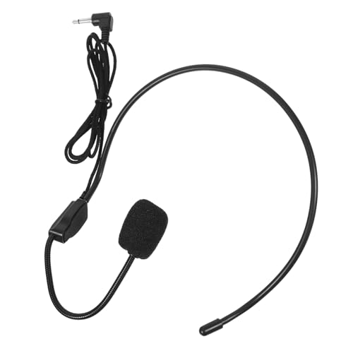 BESPORTBLE 4 Piezas Auricular con Micrófono Cableado Ajustable para Amplificador Unidades Cómodo y Resistente para Presentaciones y Discursos