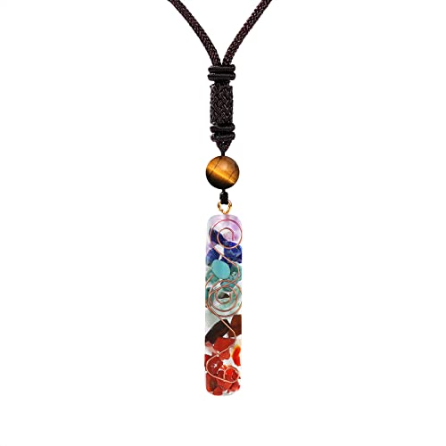 7 Chakra Necklaces For Women - Frequency Healing Devices,Healing Crystals Stones,Feng Shui Wealth Necklace,Spiritual Gifts For Women #TOP1