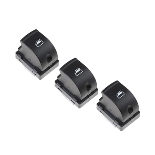 Bouton lève-vitre pour Audi A6 2005-2011 4F0959851G commande de vitre électrique 3 pièces