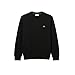 Lacoste Men's Classic Fit Fleece Sweatshirt, Black, Large