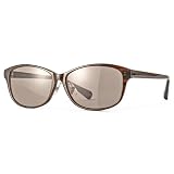 [CHRISTIAN AUJARD] メラニンサングラス レディース UV400【目と肌のケア 薄い色レンズ】特許取得メラニンレンズ/UVカット ブルーライトカット/肌に優しいアセテート製/ドライブ 運転 対応 CA-S607-C5