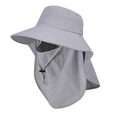 Image of Sun Hat for Men Women with Neck Flap,UPF 50+ UV Protection Fishing Hat