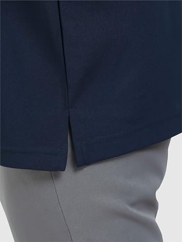 Image of STELLERS Men's Premium Polo T-Shirt Wrinkle Free Quick Dry Soft and Feather Touch Feel Regular Fit