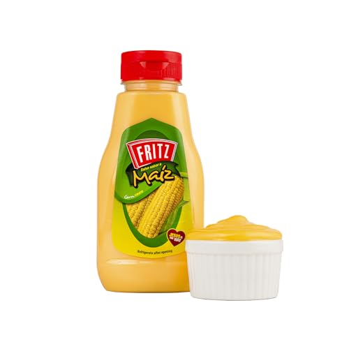 FRITZ Corn Sauce (240g) for Hot Dogs, Burgers, Nachos & Dips