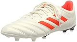 Material de la suela: Goma Adidas Copa 19.3 FG J, Zapatillas de Fútbol Bebé-Niños, Blanco (Off White/Solar Red/Core Black Off White/Solar Red/Core Black), 38 EU