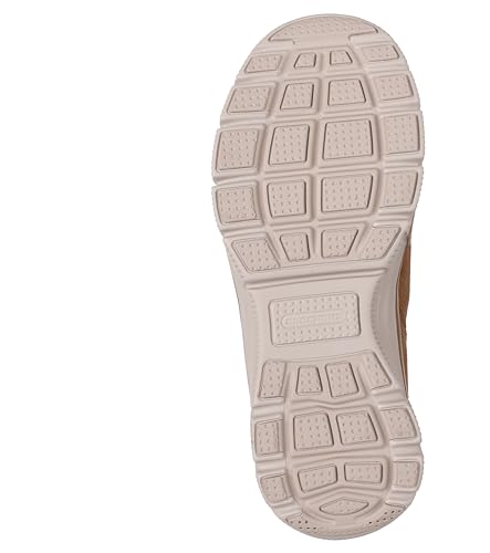 Skechers Women's EASY GOING - MODERN HOUR SUEDE Hands Free Slip-Ins, Scooped Collar Boot in full Suede, Taupe, 7W