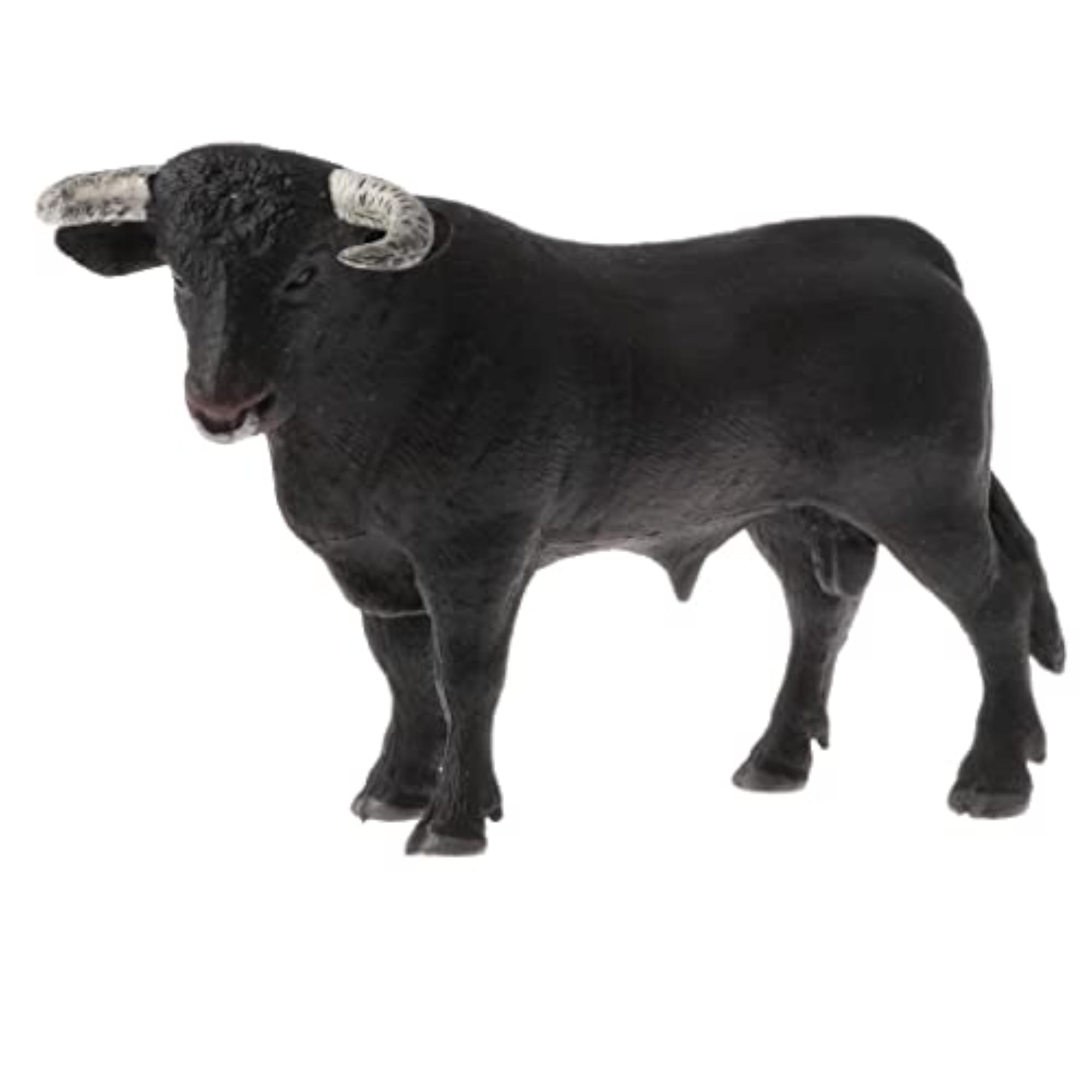 Realistic Black Bull Animal Model Educational Toy Gift