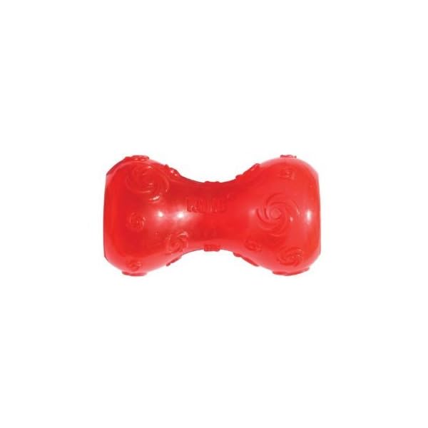 KONG Squeezz Dumbbell Dog Toy, Large, Colors Vary KONG Squeezz Dumbbell Dog Toy, Large, Colors Vary