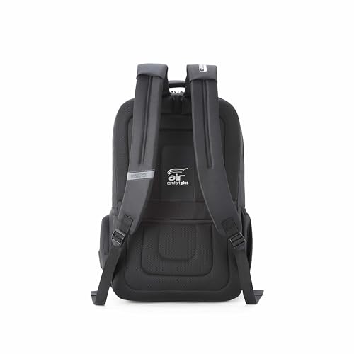 Image of American Tourister Segno 4.0 | 32 Ltrs | 3 Compartments | Bottle Pocket | Ergonomic Padded Back Panel & Shoulder Straps | Executive Backpack | 1 Year International Warranty | Black