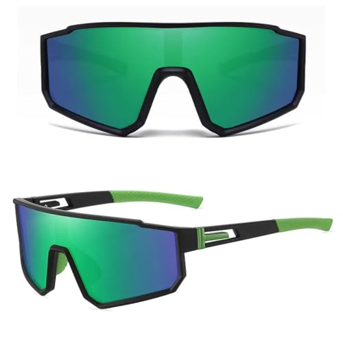 Image of MAXO POLARIZED Sports Sunglasses for Cricket Cycling Riding Biking Night Driving - Lightweight UV400 Protected Anti Glare Branded Goggles for Men - Stylish Mirrored Performance Shades