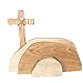 NAKYLUCY Asilo Pasquale Tomba Vuota - Artigianato in Legno per presepe Pasquale,Artigianato in Legno per la Natività di Pasqua per la casa Figurine Ornamento, Decorazione per la tavola di casa