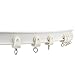 Z-Color Alloy Plastic Windows and Balcony Curtain Track Soft Curved Track Curved Track Rail Slide Rail Accessories (3 Meters)