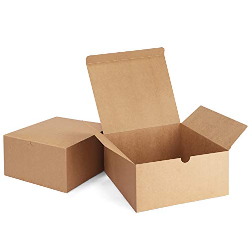 Eupako Brown Gift Boxes 8x8x4