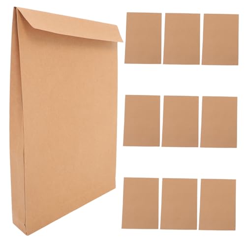 DOITOOL 10 Stück Braune Kraftpapier Versandtaschen