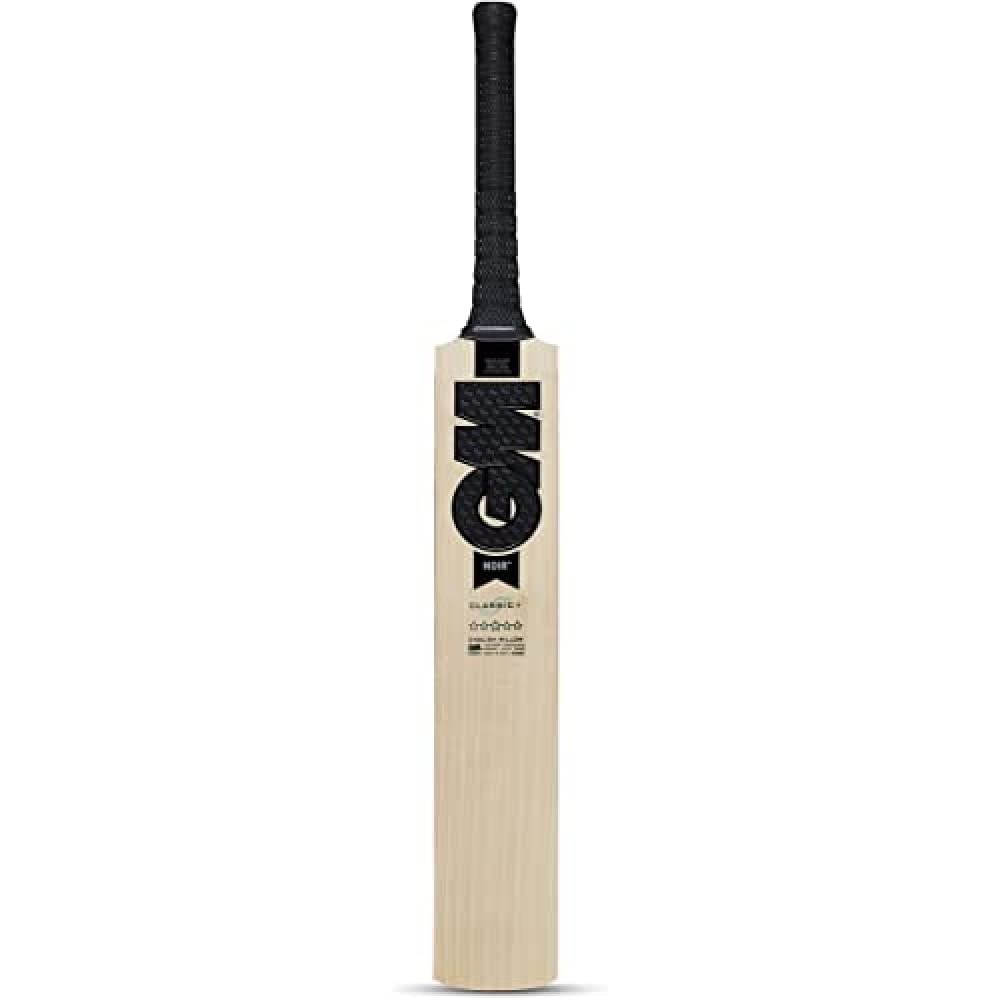 gm Noir Classic+ English Willow Professional Cricket Bat For Men | Free Cover | Ready To Play | Lightweight | Short Handle