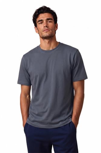 Image of Van Heusen Men's Crew Neck T-Shirt - Soft & Breathable Cotton | Regular Fit | Comfortable Everyday Casual Wear | Short Sleeves | Summer Favorite |Solid Colors | Style 60052|Available in Pack of 1 & 2