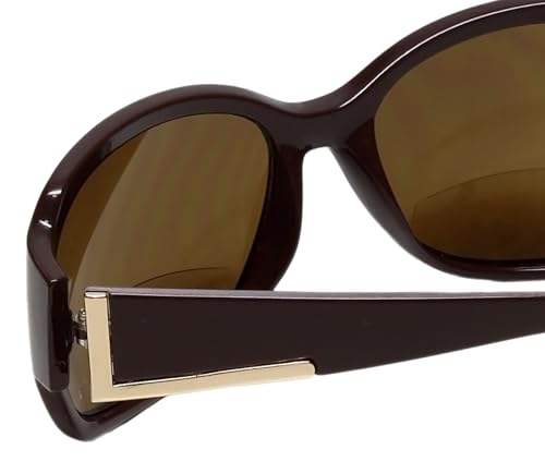 Calabria RE3560BF-AP BiFocal Reading Sunglasses Polarized or NON-Polar Women's Bi-Focal Sun Readers Trendy Fashion Sunnies4