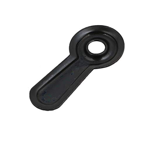 Image of uxcell Frame Turn Button, 4 /5 inch Metal Ridged with Screws for Hanging Pictures, Photos, Drawings and Posters, Black, 100 Pcs