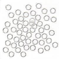 UnCommon Artistry SS/JR20/O/4 Sterling Silver Open Jump Rings 4mm Heavy 20 Gauge (50)