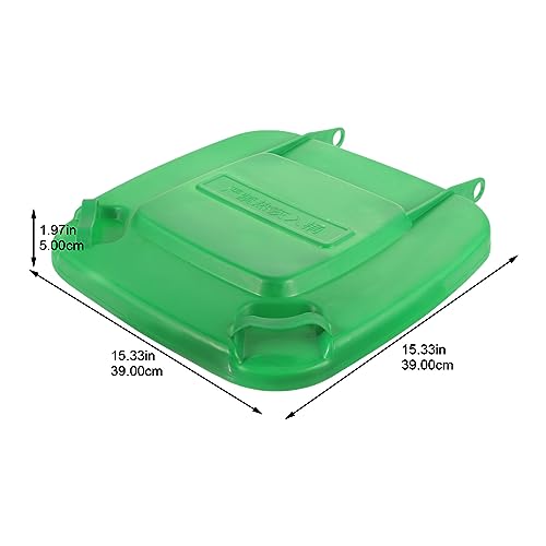 Image of SUPVOX Trash Can Lid Replacement Plastic Outdoor Garbage Can Cover 50L Sanitation Waste Bin Protector Rubbish Bin Lid Waste Basket for Home