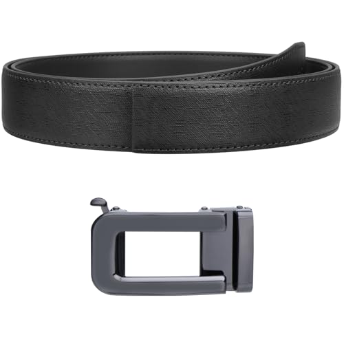 Image of Labnoft Men's PU Leather Auto-lock Belt