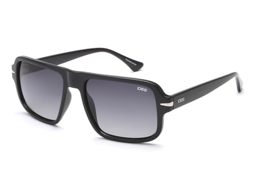 Image of IDEE sunglasses| 100% UV Protected | Gradient | Full Rim | Square | Men | Large | Polycarbonate Frame | Gradient TAC Lens