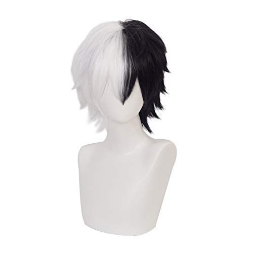 MUZI WIG Peluca de anime Cosplay para Danganronpa Cosplay peluca con gorro...