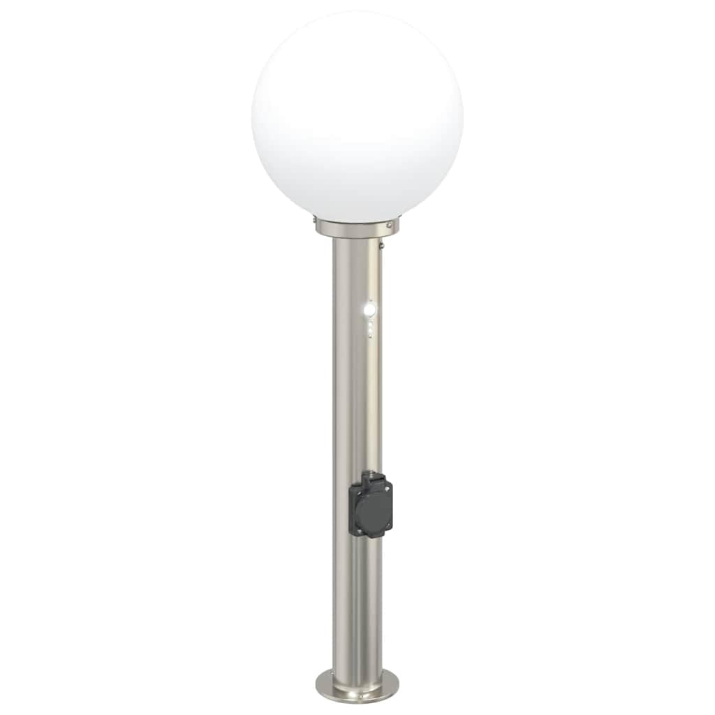 Lampadari in acciaio inox, 3 pezzi, 80 cm, con sensore di movimento PIR e presa IP44, per giardino, terrazza, illuminazione esterna, moderna e resistente alle intemperie